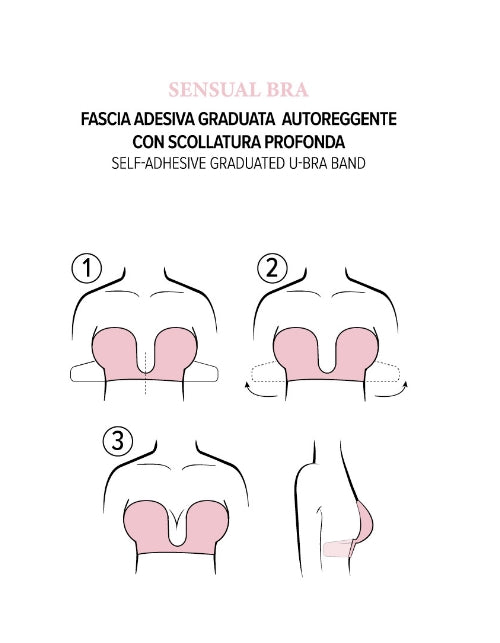 Sensual Bra | Reggiseno Adesivo Push-Up con Scollatura Profonda Love and Bra