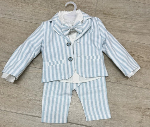 Completo neonato RIGHE – 4 pezzi