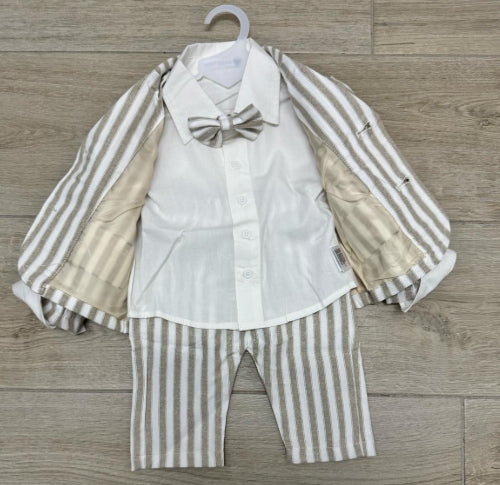 Completo neonato RIGHE – 4 pezzi