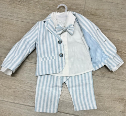 Completo neonato RIGHE – 4 pezzi