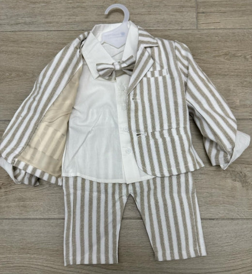 Completo neonato RIGHE – 4 pezzi
