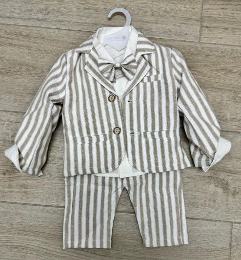 Completo neonato RIGHE – 4 pezzi