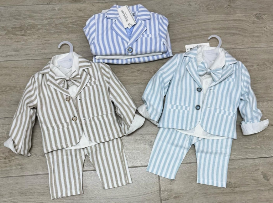 Completo neonato RIGHE – 4 pezzi