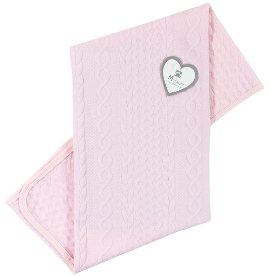 COPERTINA MELANIE MOD. TRECCIA MIS. 75X95 cm a 10€