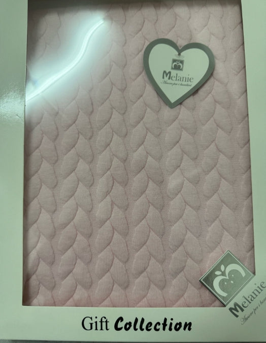 COPERTINA MELANIE MOD. TRECCIA MIS. 75X95 cm a 10€
