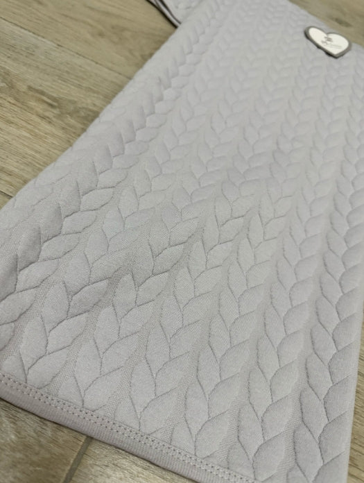 COPERTINA IN COTONE MOD. TRECCIA MIS. 110X140CM A 13€