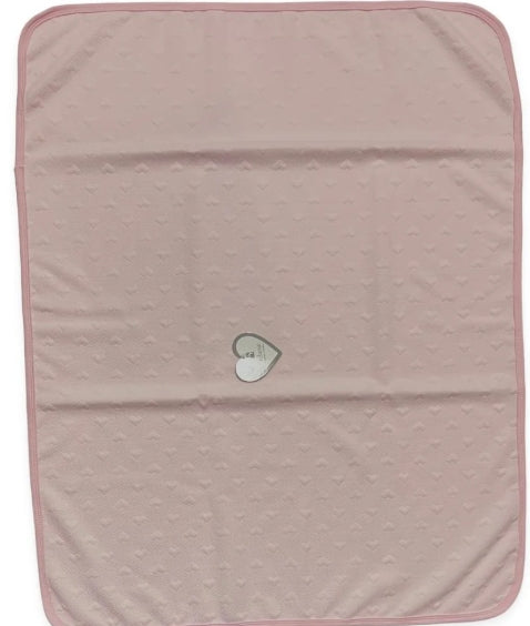 COPERTINA DI COTONE DELLA MELANIE MOD. CUORE MIS. 110X140 CM A 12€