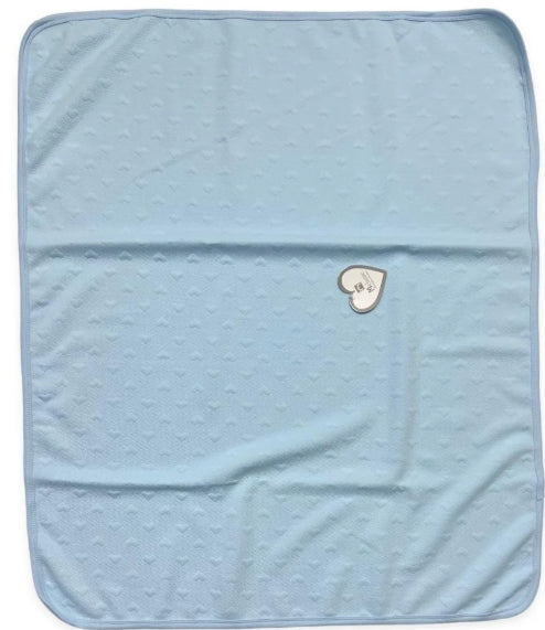 COPERTINA DI COTONE DELLA MELANIE MOD. CUORE MIS. 110X140 CM A 12€
