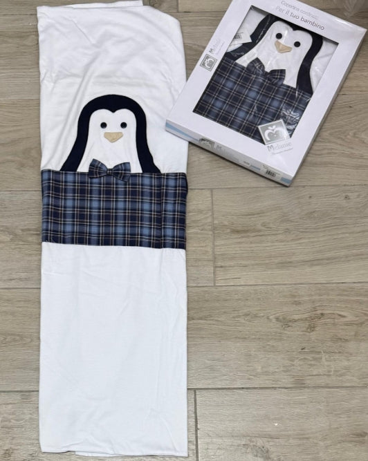 COPERTINA DI COTONE DELLA MELANIE MOD. PINGUINO A 10€