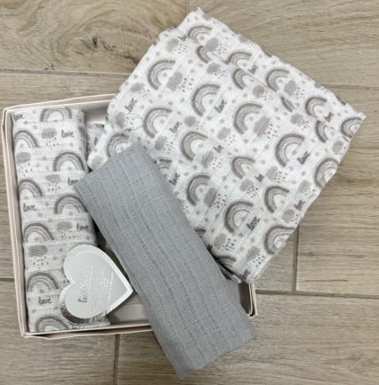 MUSSOLE/ QUADRATI MELANIE DISEGNO LOVE