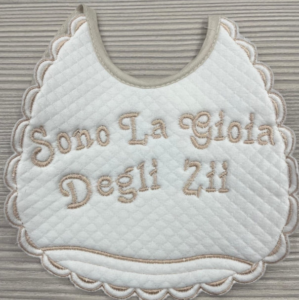 BAVETTA “ SONO LA GIOIA DEGLI ZII”