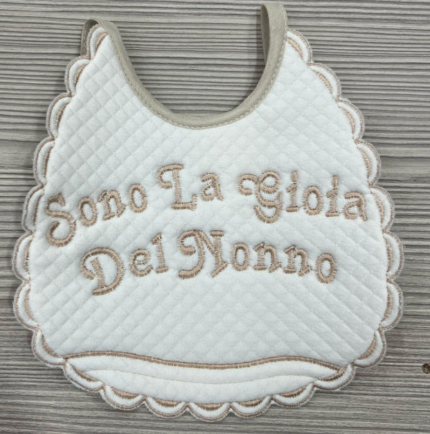 BAVETTA "SONO LA GIOIA DEL NONNO"