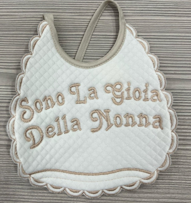 BAVETTA "SONO LA GIOIA DELLA NONNA "