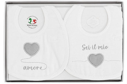 CONFEZIONI 2 BAVETTE MIO PICCOLO