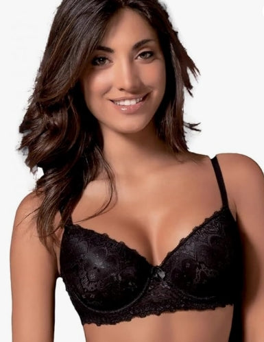 GISELE | Reggiseno Balconcino Coppa C in Pizzo Love and Bra