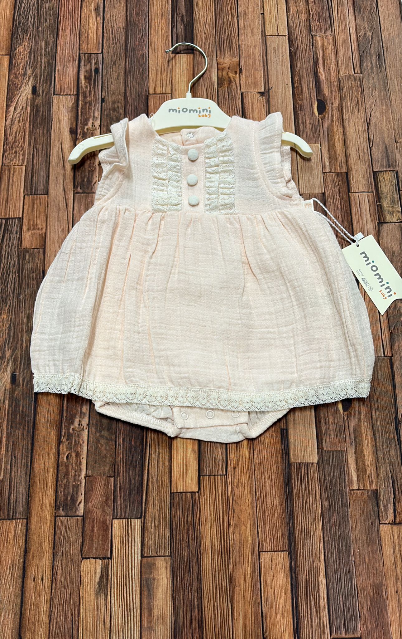 ✨ Pagliaccetto Mod. Lino in Cotone – Eleganza Baby