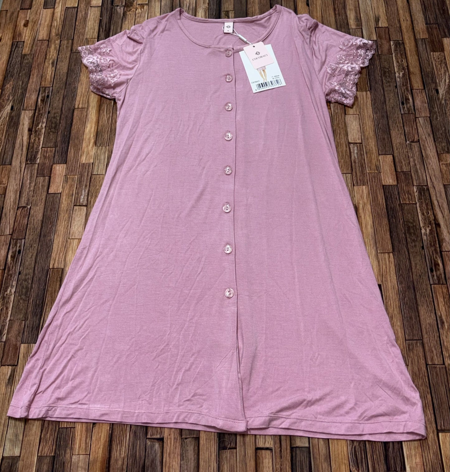 Camicia da Notte Premaman Allattamento Modal Aperta Clinica Donna Art. IT-6604