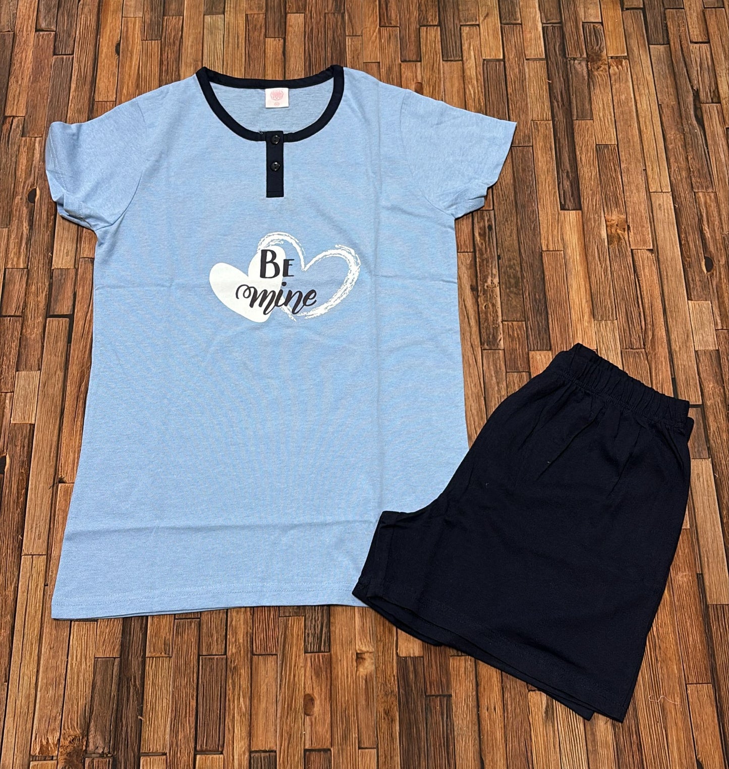 Pigiama Donna Mezza Manica con Pantaloncino Mastro Bianco – Super Promo €3,50
