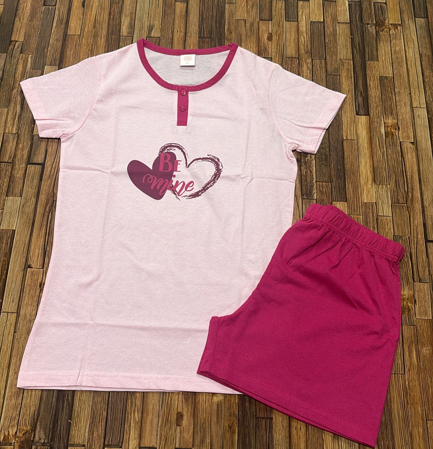 Pigiama Donna Mezza Manica con Pantaloncino Mastro Bianco – Super Promo €3,50