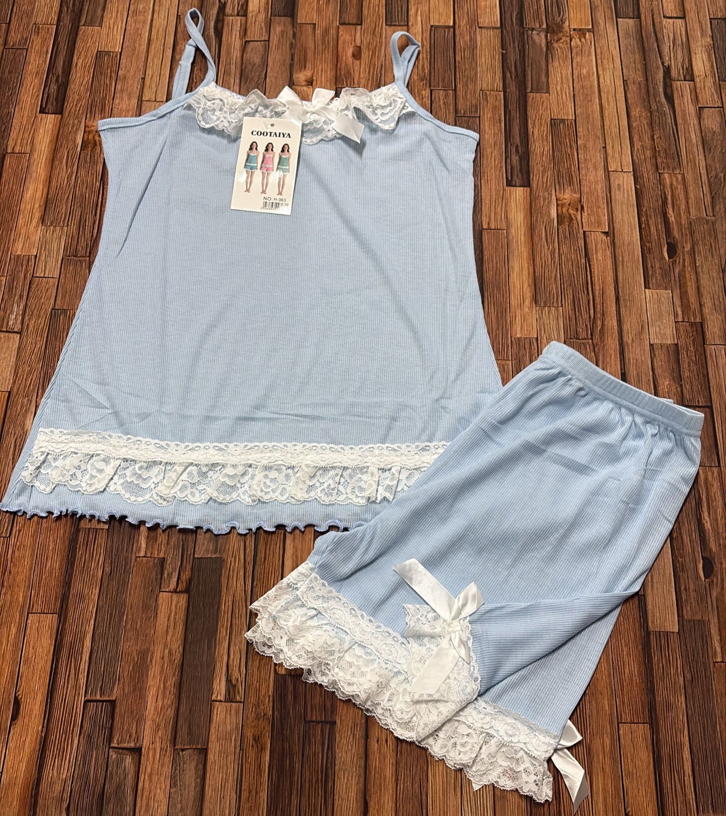 Pigiama Donna Cannottiera e Pantaloncino – H-363
