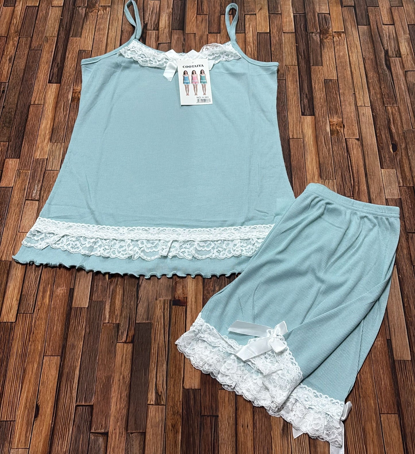 Pigiama Donna Cannottiera e Pantaloncino – H-363