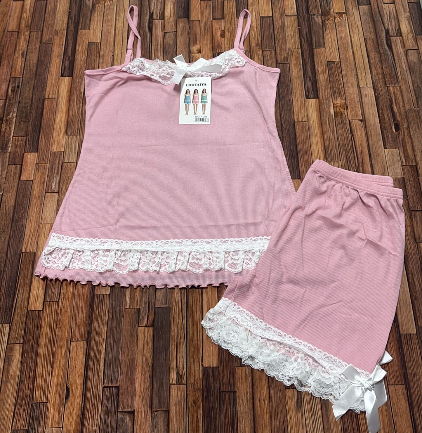 Pigiama Donna Cannottiera e Pantaloncino – H-363