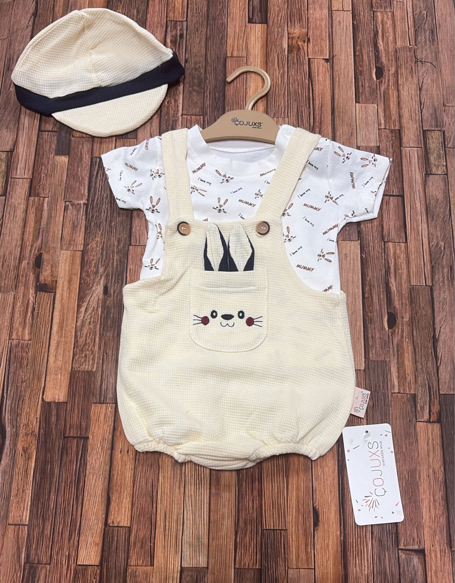 Pagliaccetto Neonato con Berrettino 👶🐰