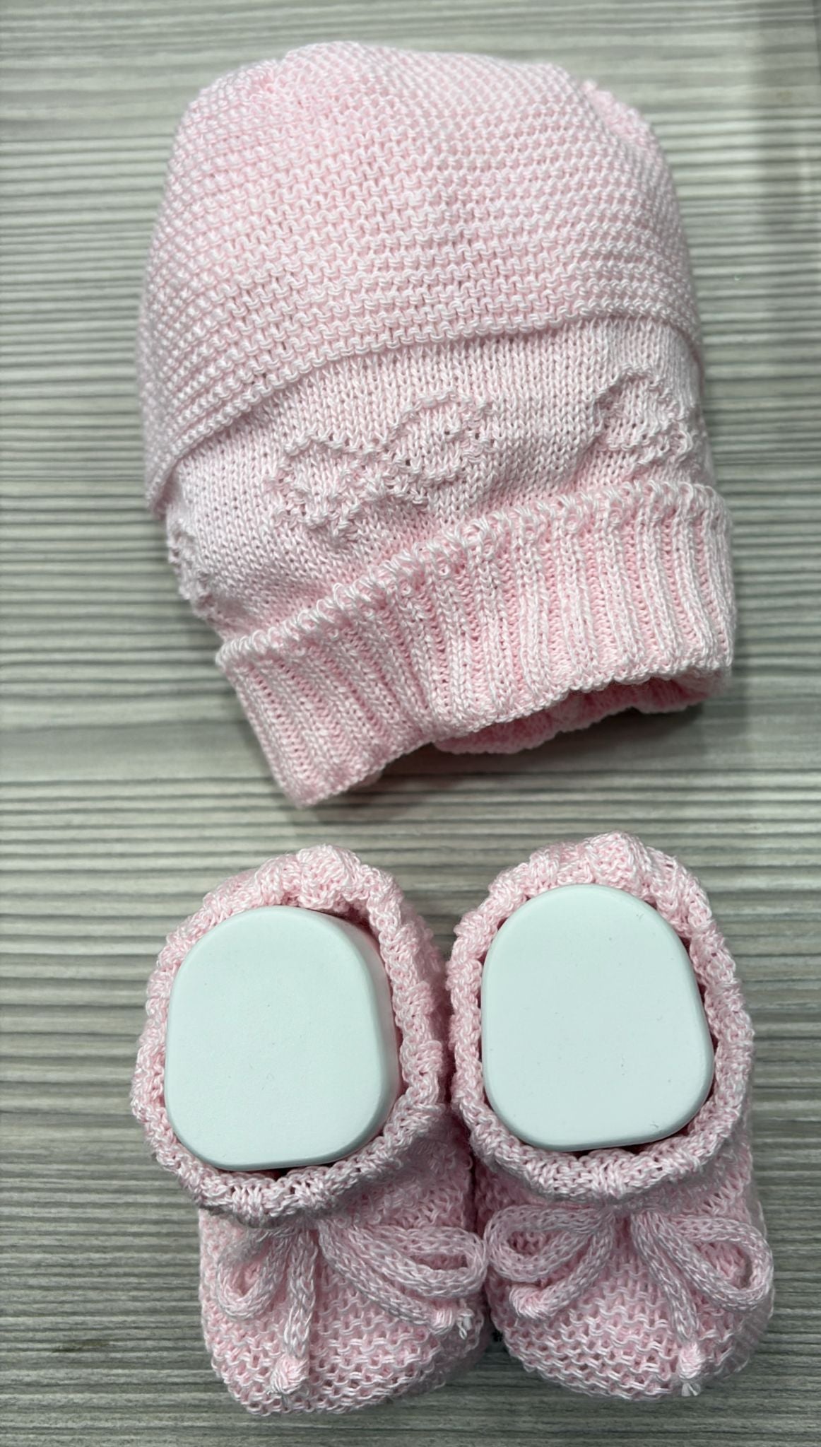 Set Cappello + Scarpine Prima Nascita 👶💖