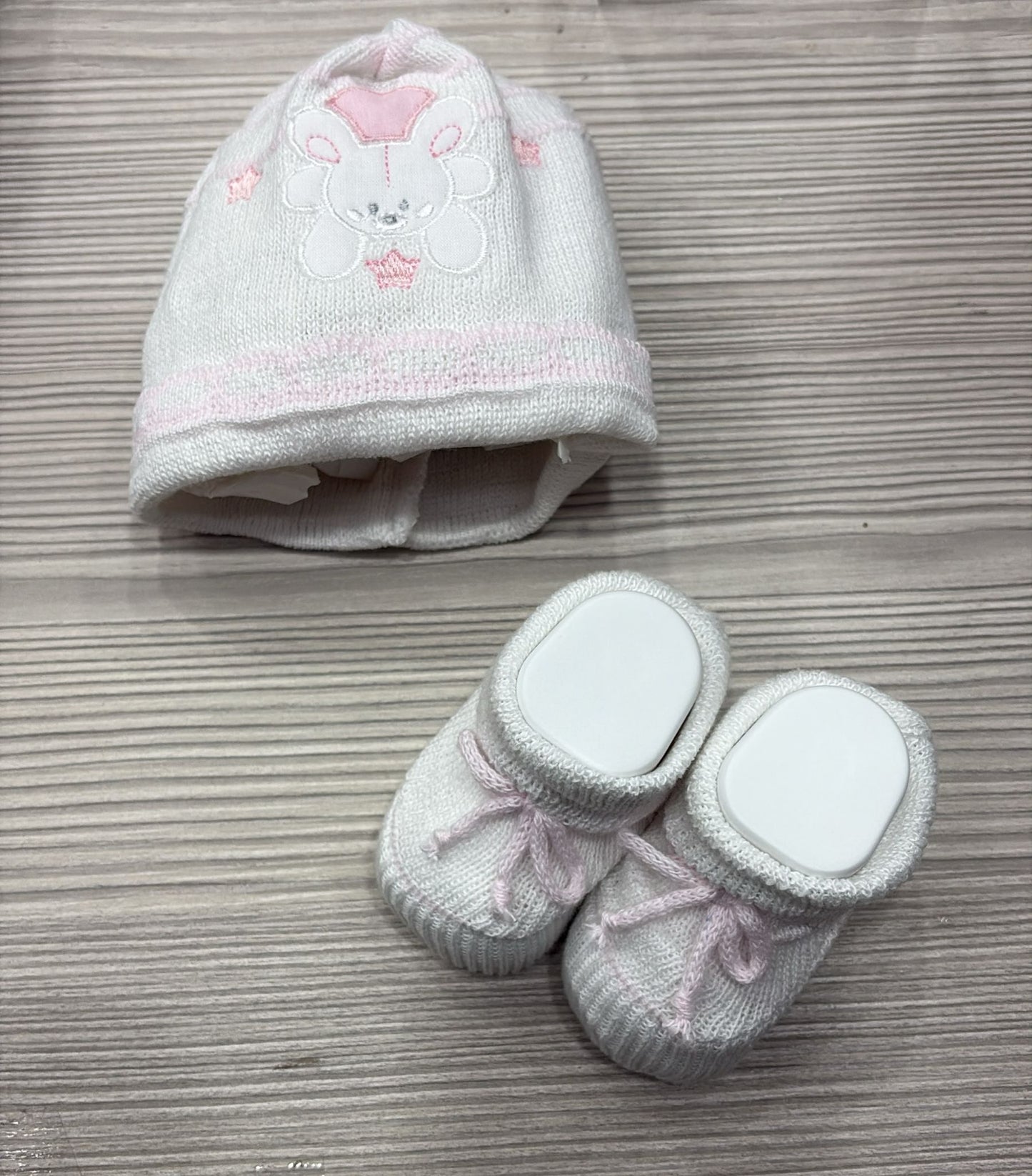 Set Cappello + Scarpine Prima Nascita 👶💖