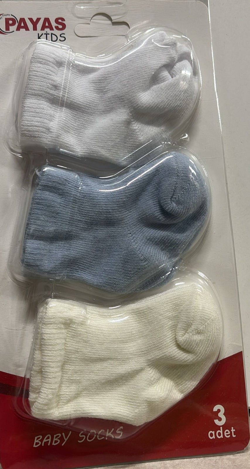 Set 3 Paia Calzini Neonato in Cotone 👶🧦