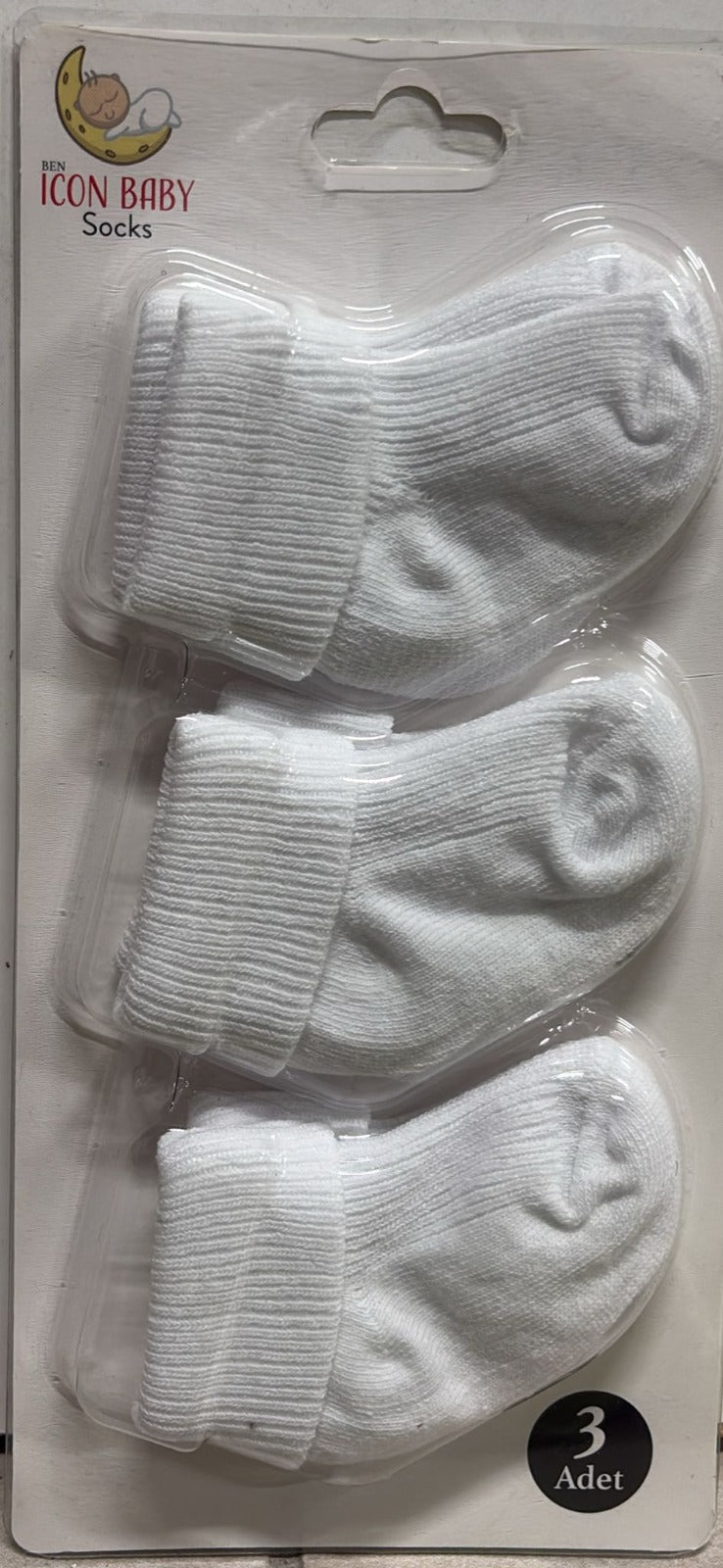 Set 3 Paia Calzini Neonato in Cotone 👶🧦