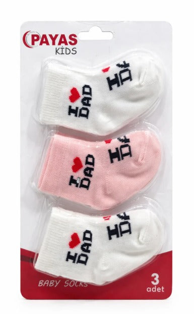 Calzini “I LOVE DAD” &amp; “I LOVE MUM” 👶🧦💕