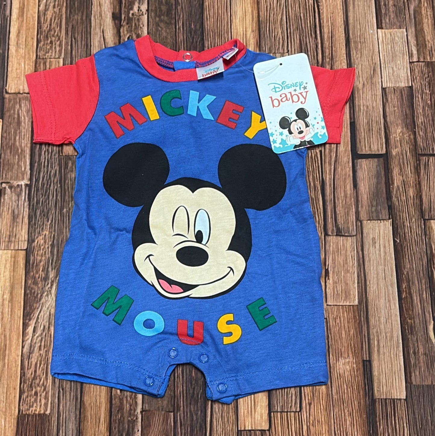TOPOLINO DISNEY | Pagliaccetto Neonato in Cotone 100%