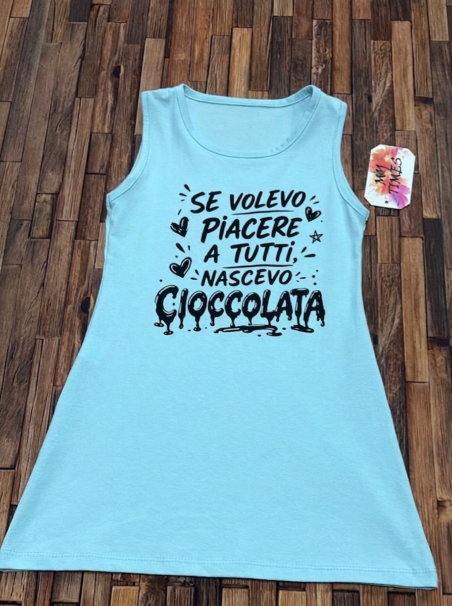 ABITINO "SE VOLEVO PIACERE A TUTTI NASCEVO CIOCCOLATA"