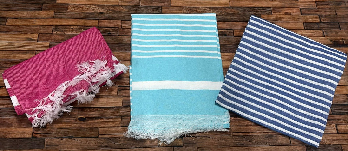 Telo Mare 100% Cotone 90x170 cm Multicolor | Morbido e Assorbente