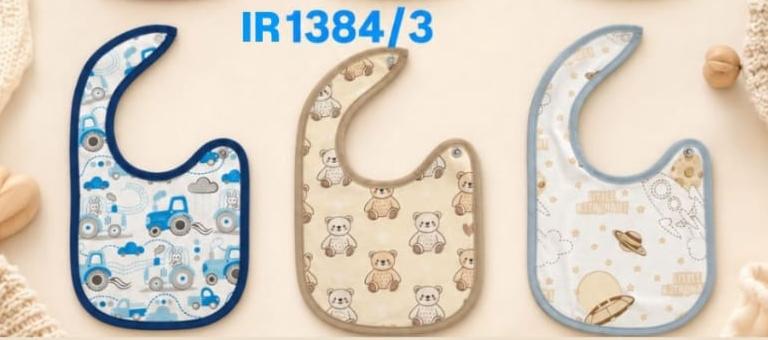 Set 6 Bavaglini Neonato in Cotone con Chiusura a Bottone – Bavetti Assorbenti Fantasia