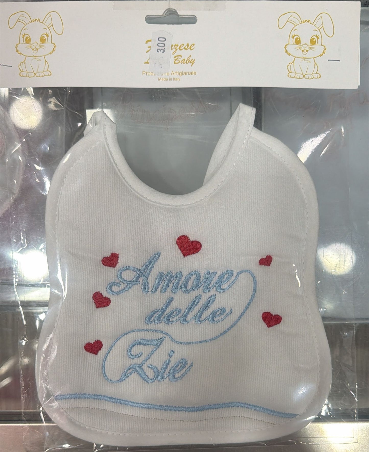 Bavetta Neonato Ricamata – Idee Regalo per Persone Speciali
