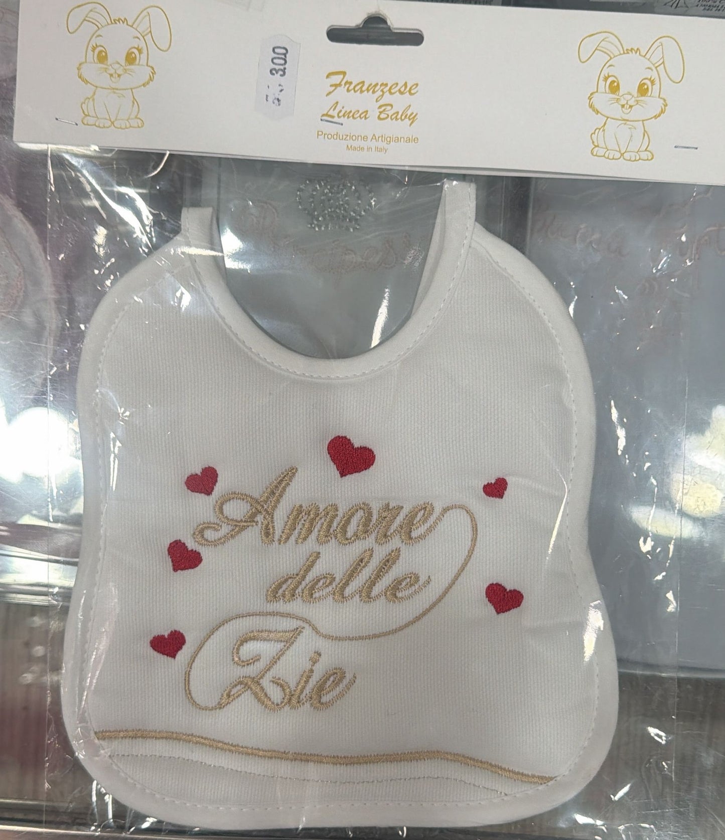 Bavetta Neonato Ricamata – Idee Regalo per Persone Speciali
