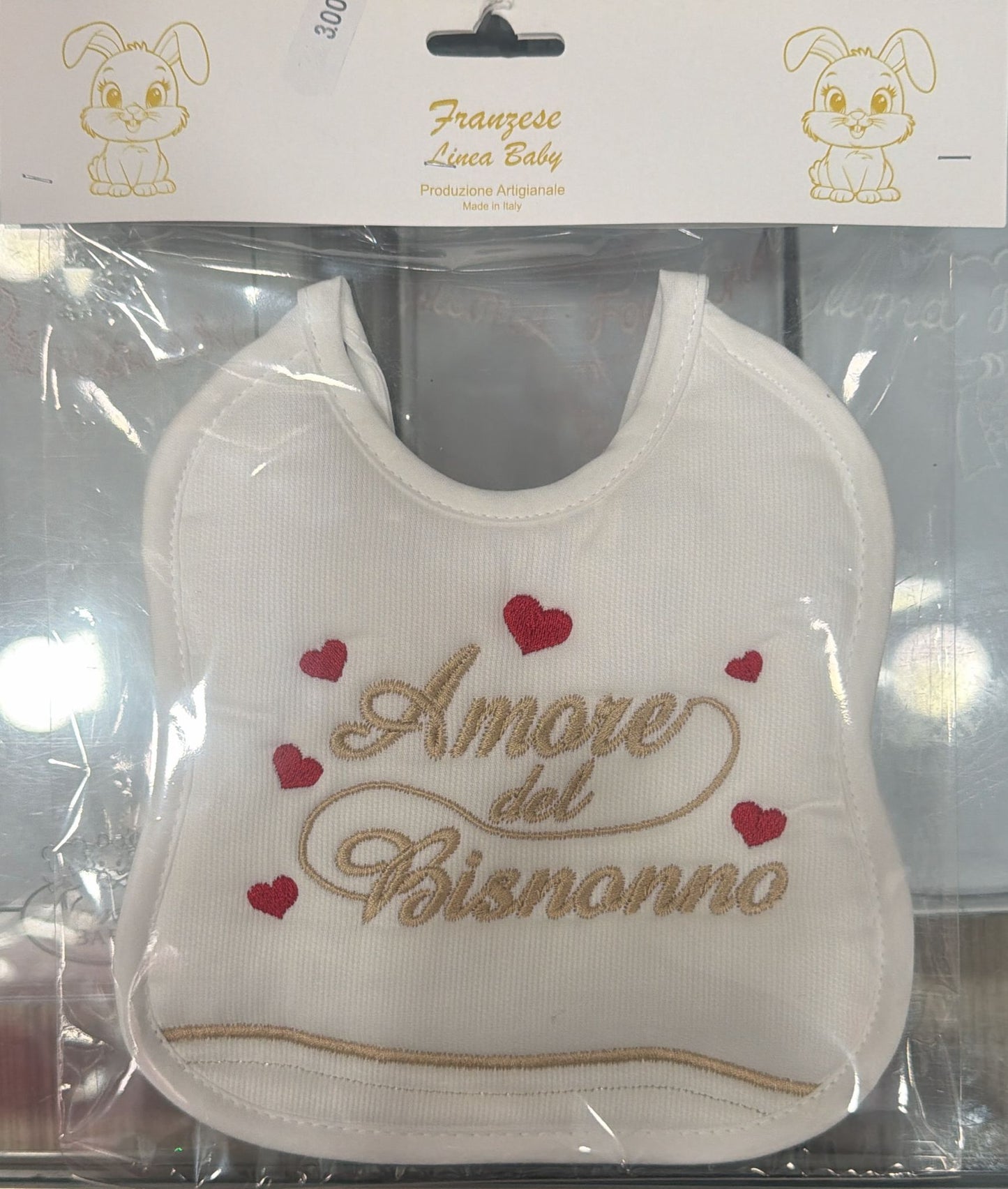 Bavetta Neonato Ricamata – Idee Regalo per Persone Speciali