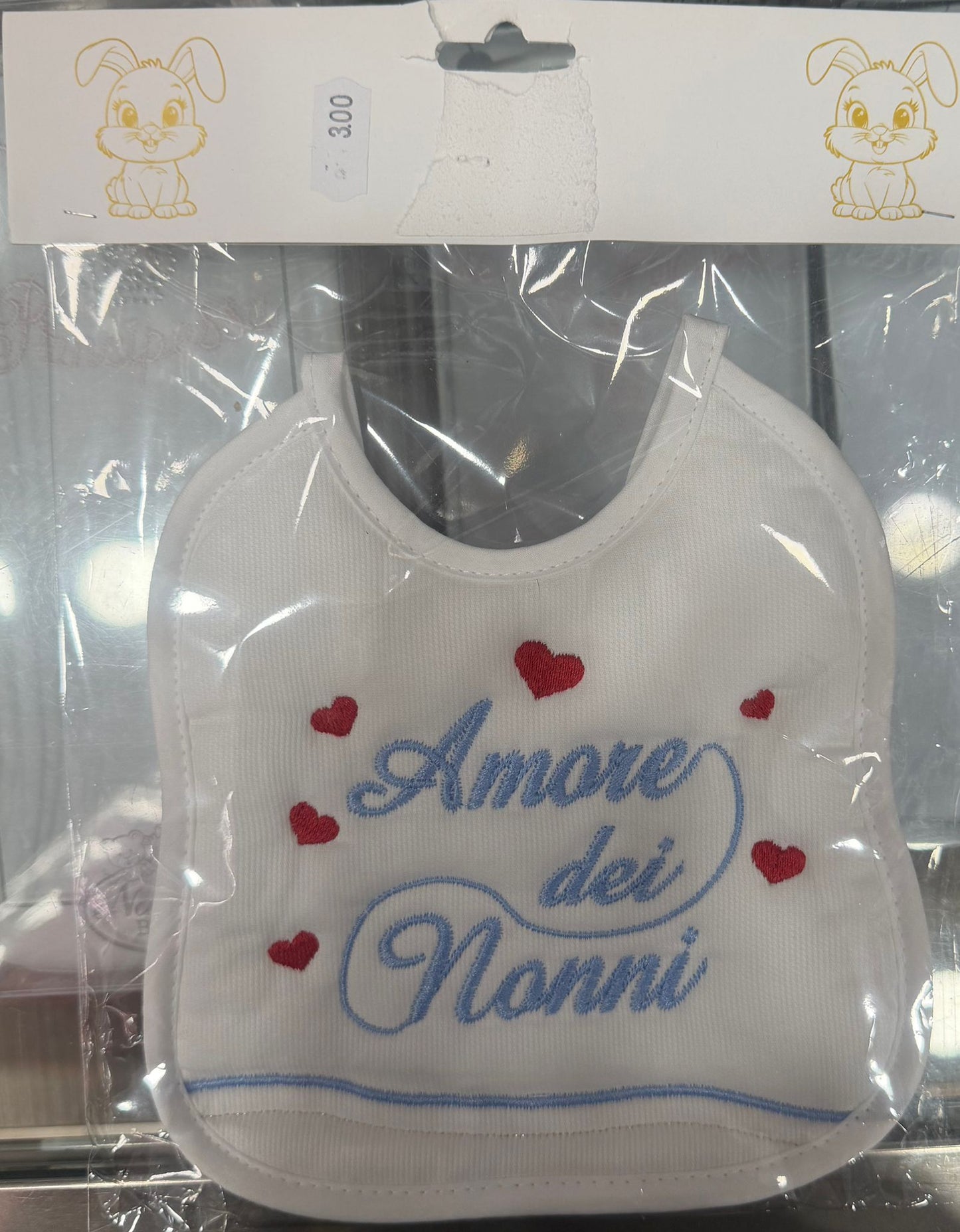 Bavetta Neonato Ricamata – Idee Regalo per Persone Speciali