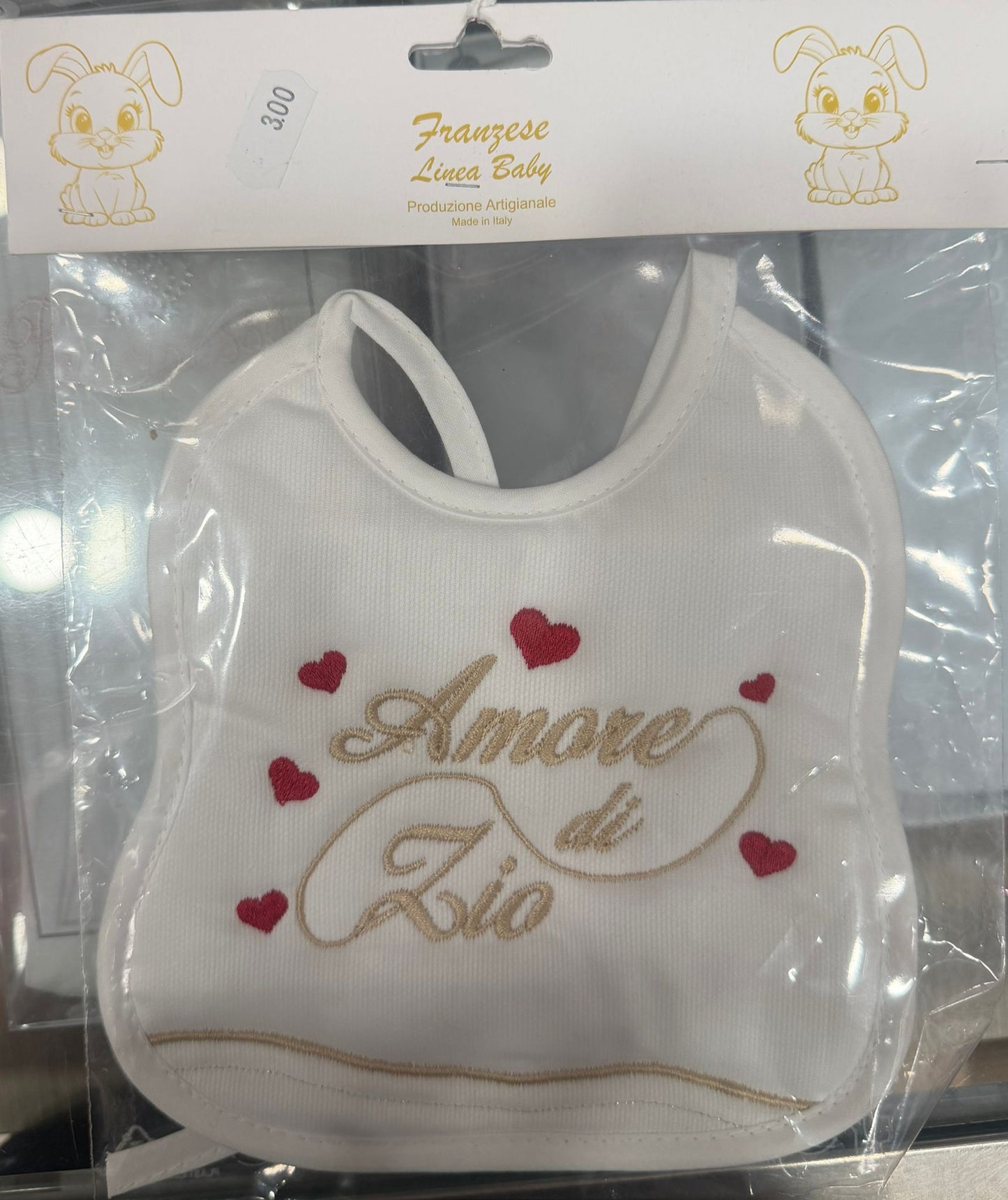 Bavetta Neonato Ricamata – Idee Regalo per Persone Speciali