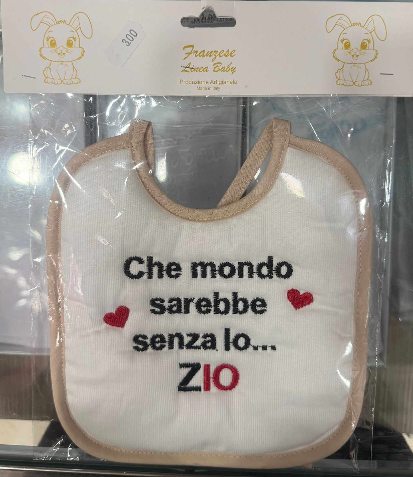 Bavetta Neonato Ricamata – Idee Regalo per Persone Speciali