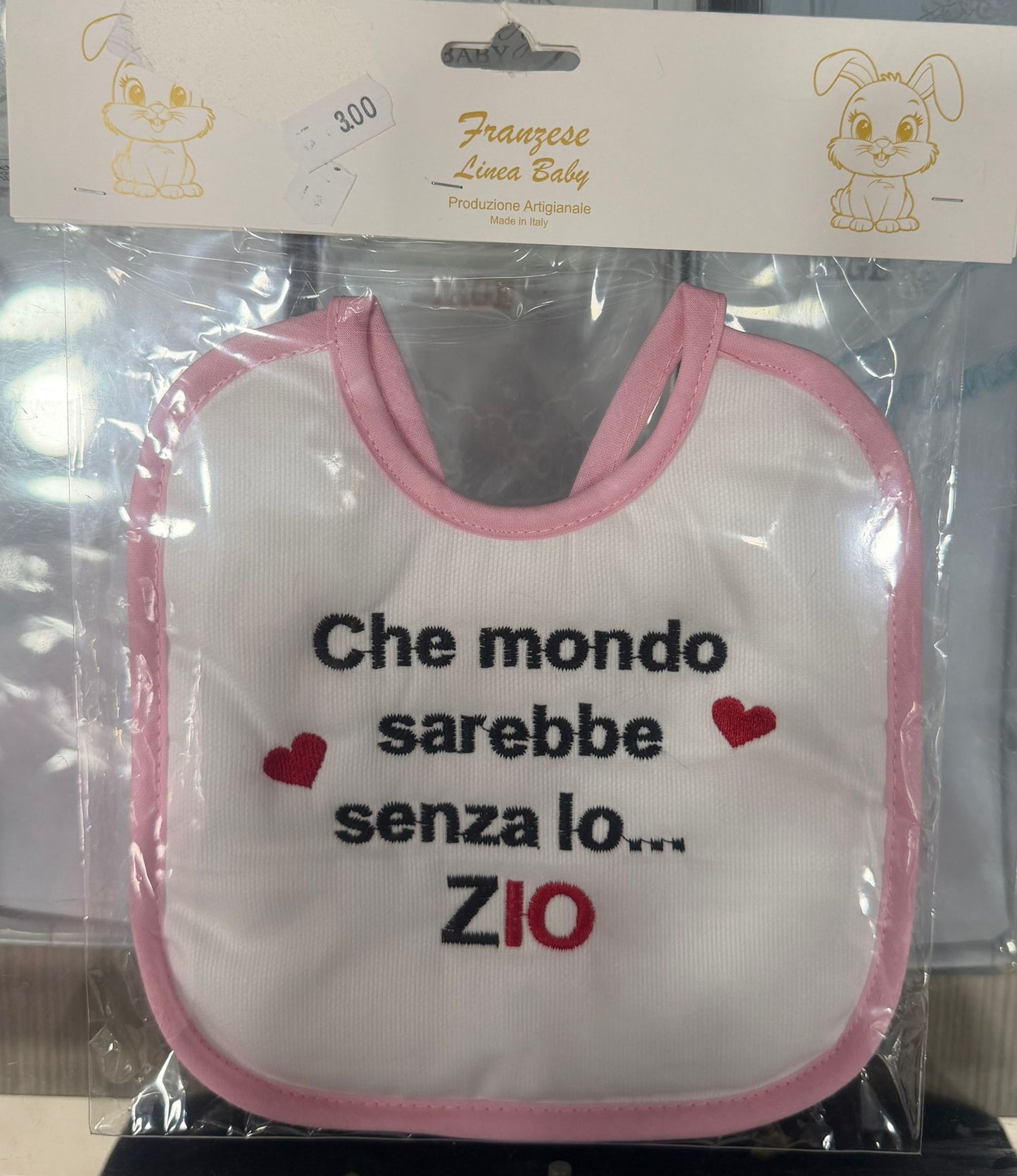 Bavetta Neonato Ricamata – Idee Regalo per Persone Speciali