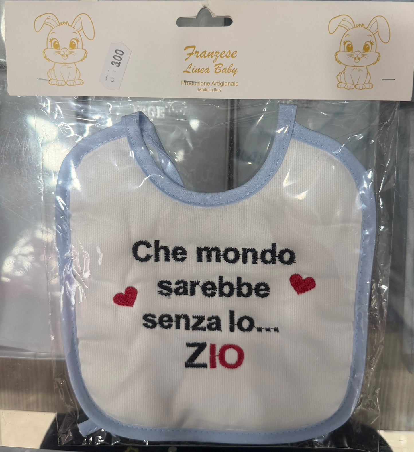 Bavetta Neonato Ricamata – Idee Regalo per Persone Speciali