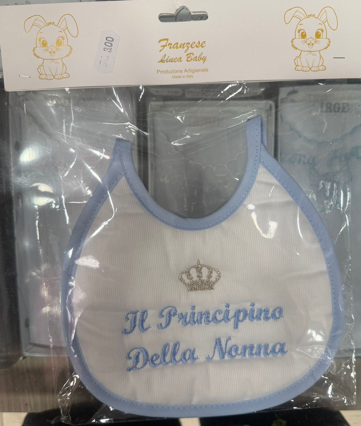 Bavetta Neonato Ricamata – Idee Regalo per Persone Speciali