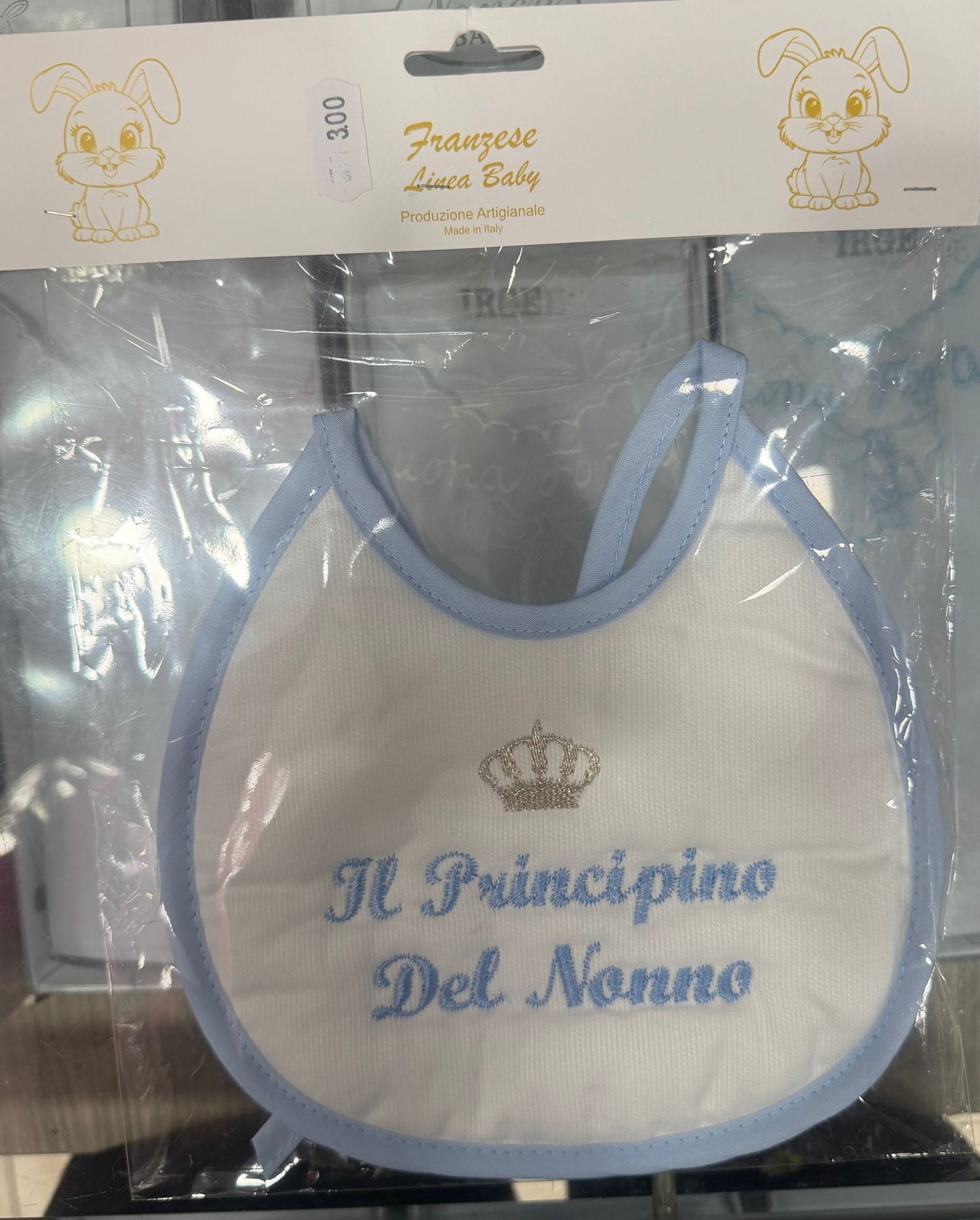 Bavetta Neonato Ricamata – Idee Regalo per Persone Speciali