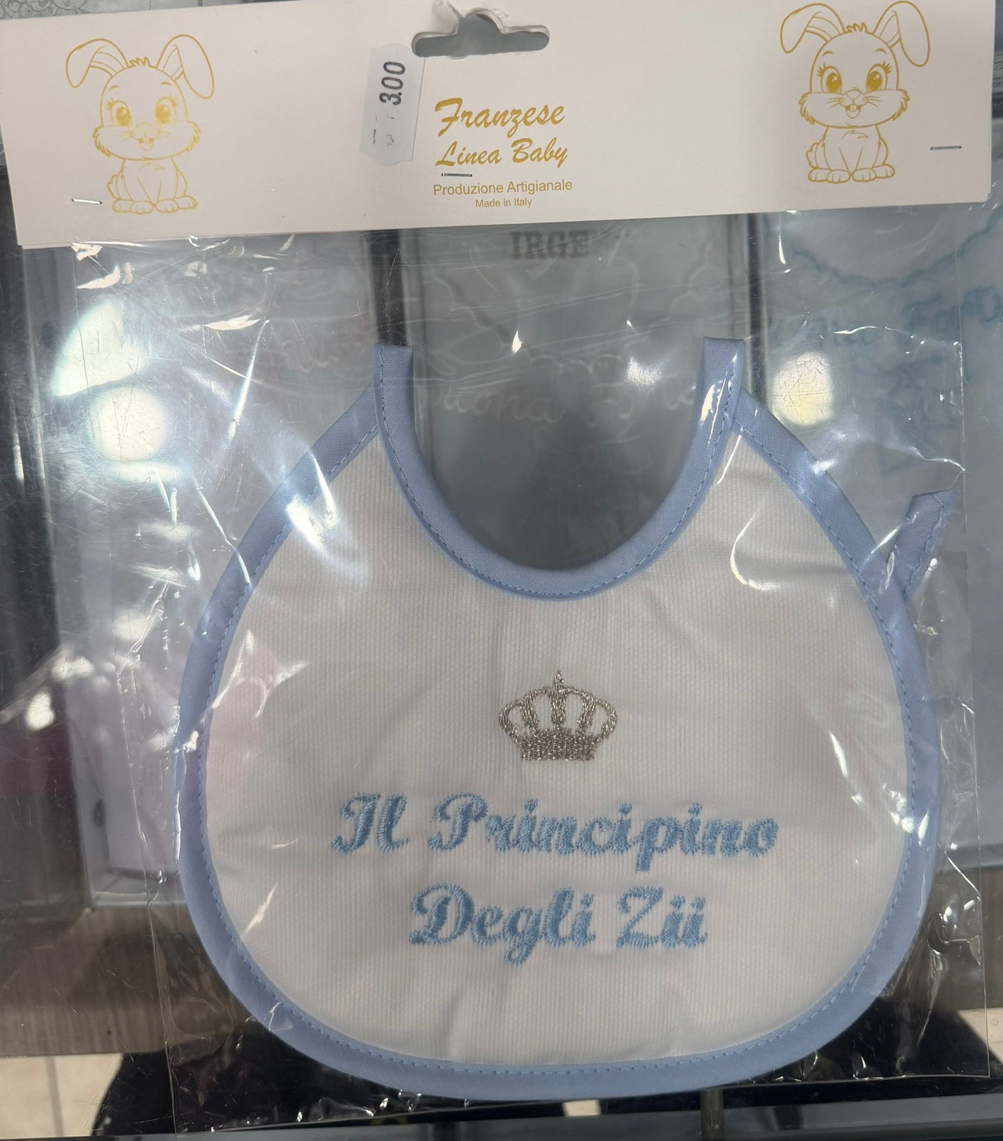 Bavetta Neonato Ricamata – Idee Regalo per Persone Speciali