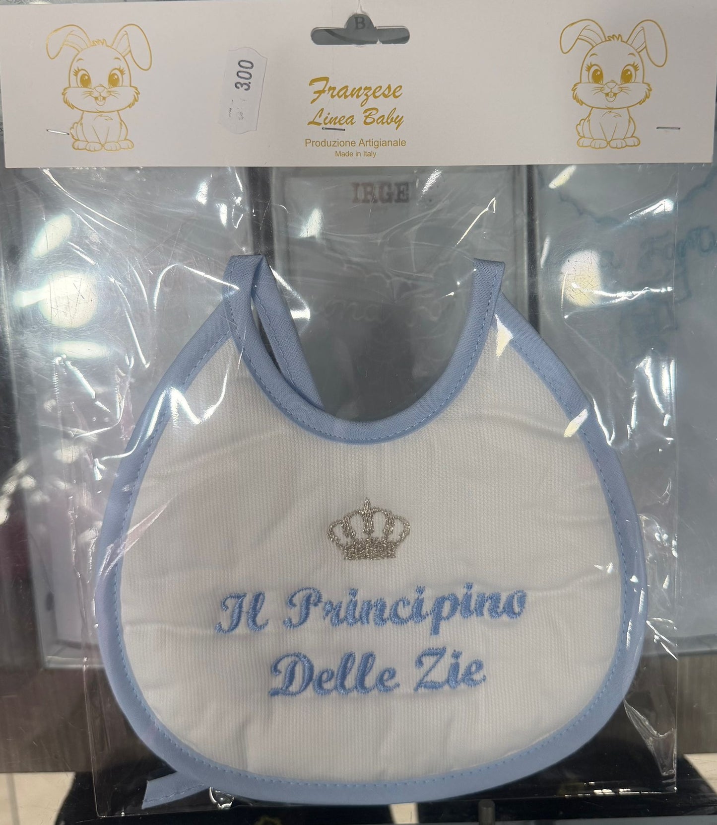 Bavetta Neonato Ricamata – Idee Regalo per Persone Speciali