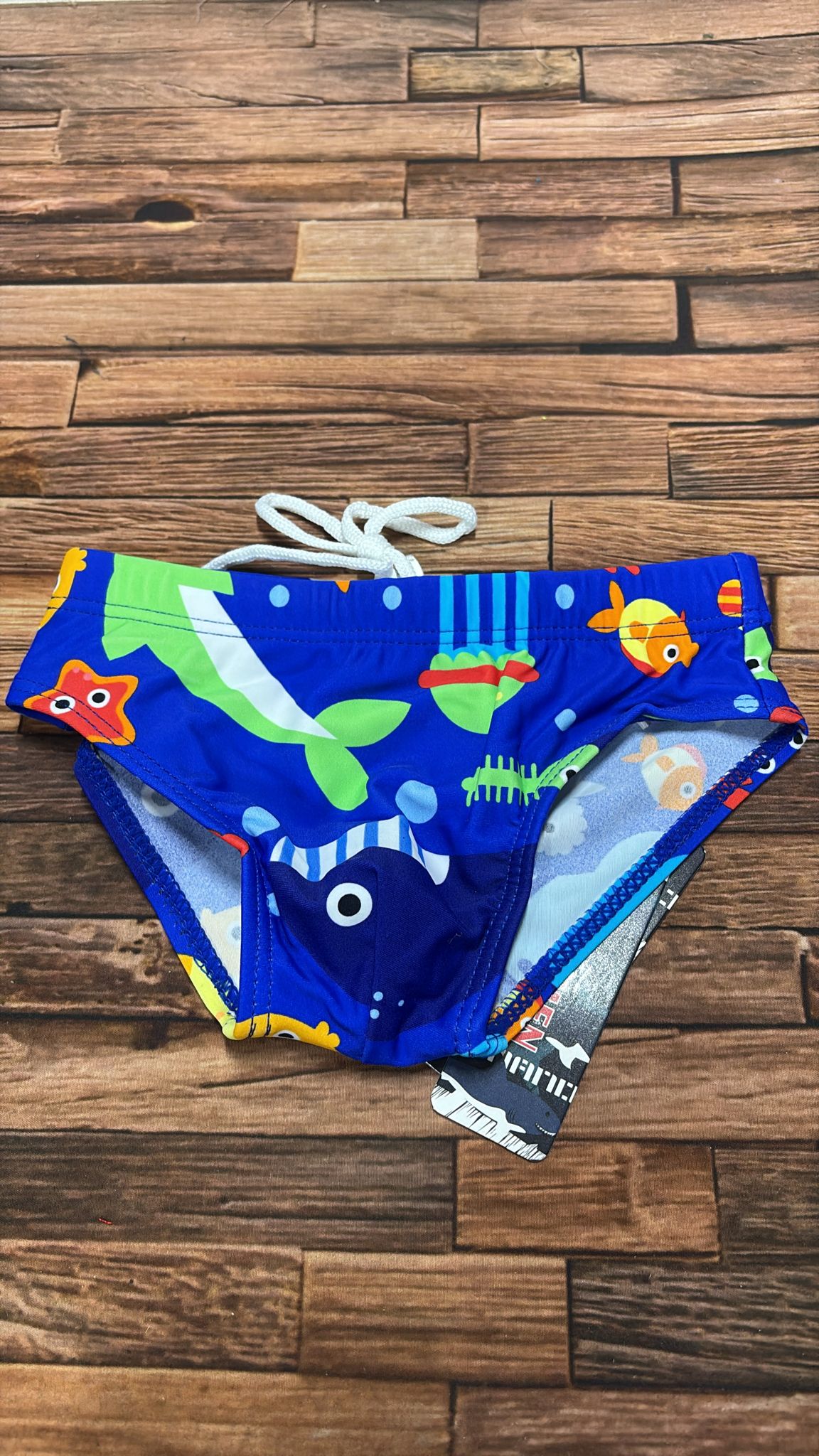 Costume Slip Neonato Mare Fantasia Pesci – Art. DN12332