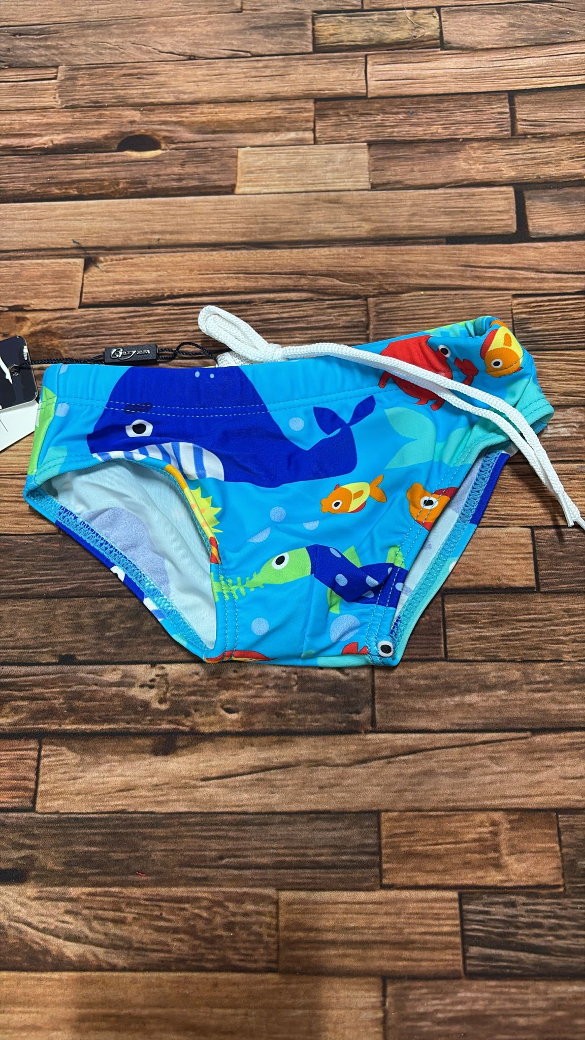 Costume Slip Neonato Mare Fantasia Pesci – Art. DN12332